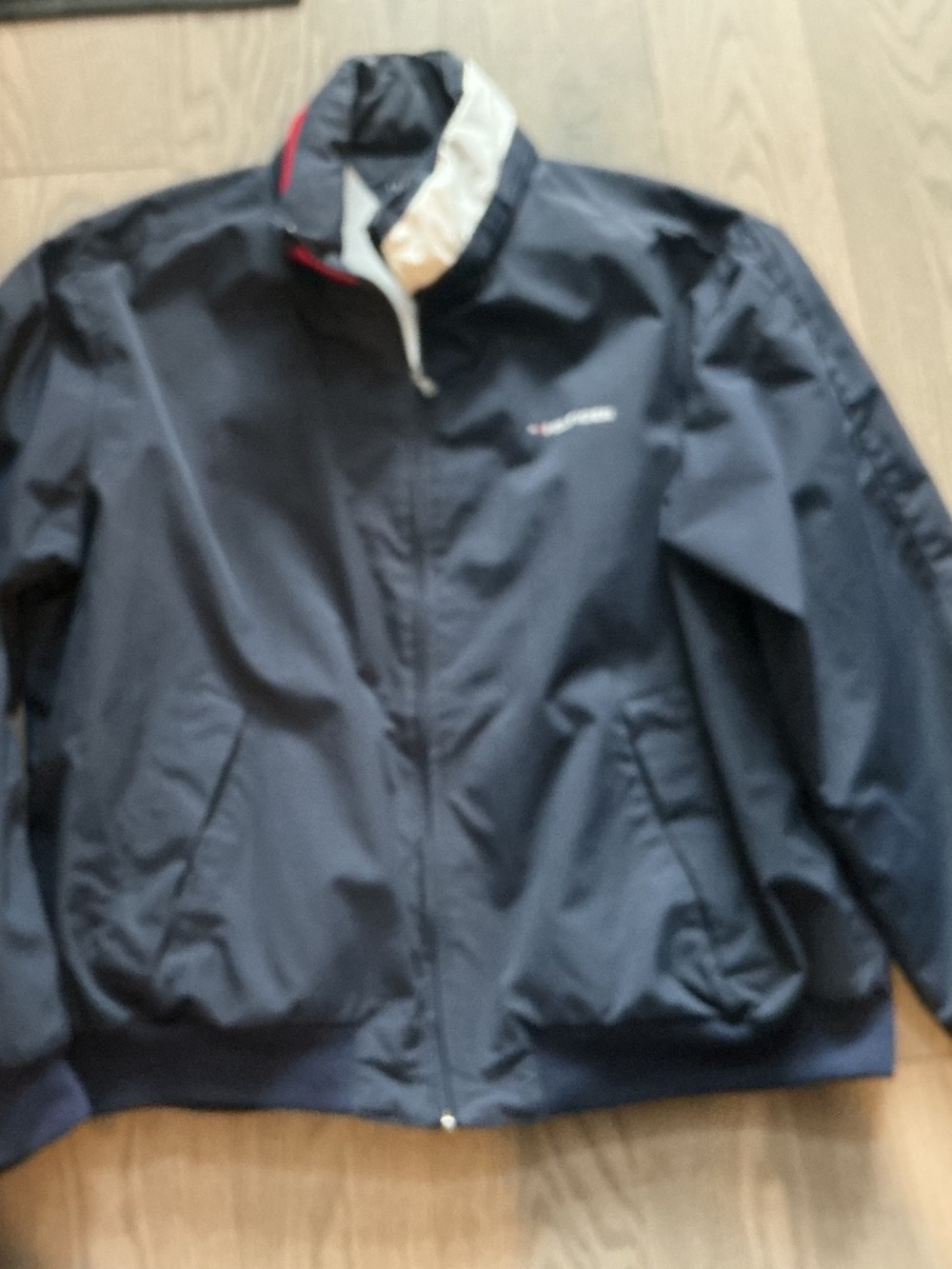 Tommy Hilfiger Men's Navy Lightweight Windbreaker Jacket – Full Zip